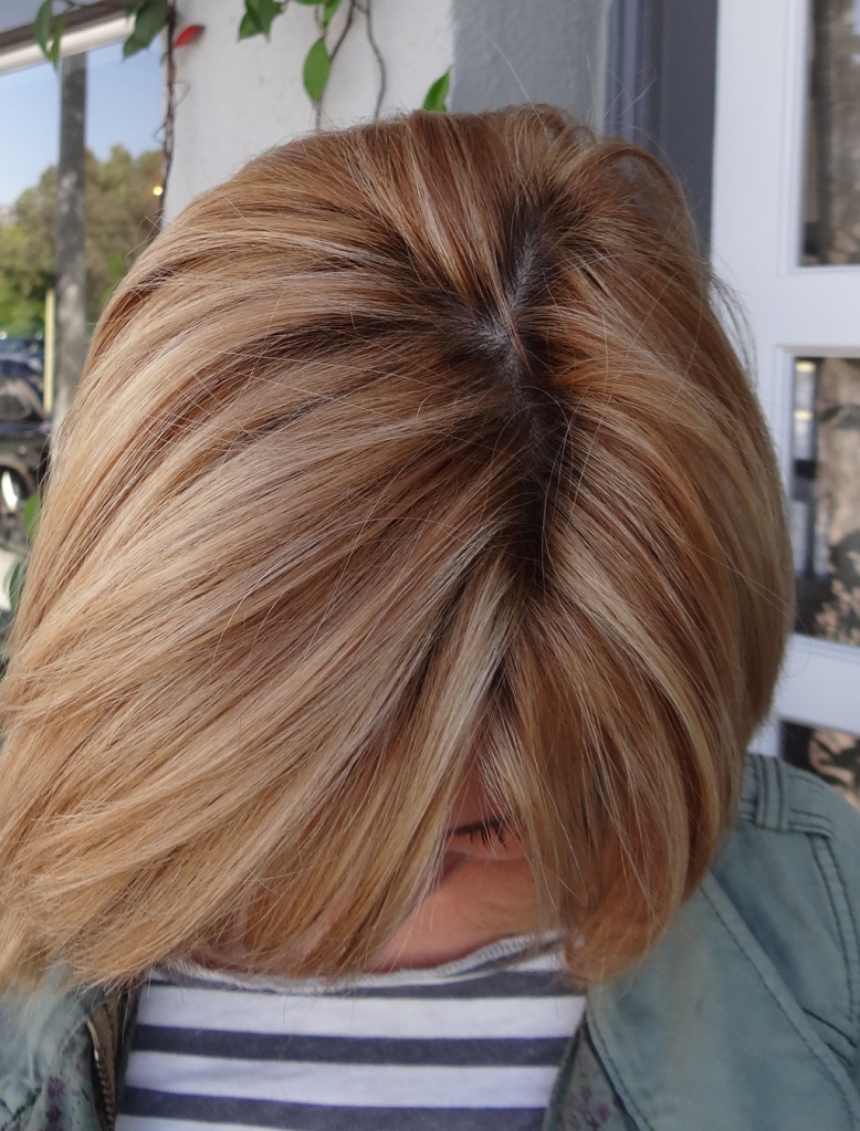 Колорирование волос на русые волосы до и после - 0